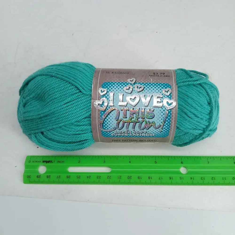 15X Hobby Lobby I Love This Cotton! 100% Cotton Worsted Yarn Lot Skeins